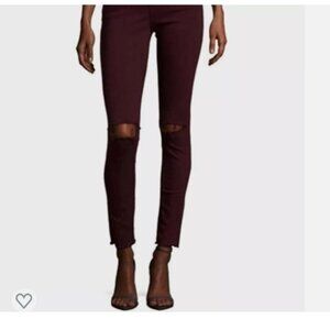 Frame Denim Le High Skinny Pants Mahogany - Size 24